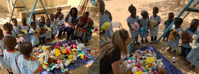 Enfants jouant dans le jardin d'enfants Ardentis, entourés de décorations colorées et d'activités ludiques, créant un environnement éducatif stimulant et convivial pour le développement des jeunes enf.